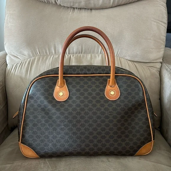 CELINE Macadam leather handbag - Picture 4 of 10